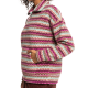 ROXY Women Half Zip Pullover Fleece Live Out Loud pale dog apparel flowy mood