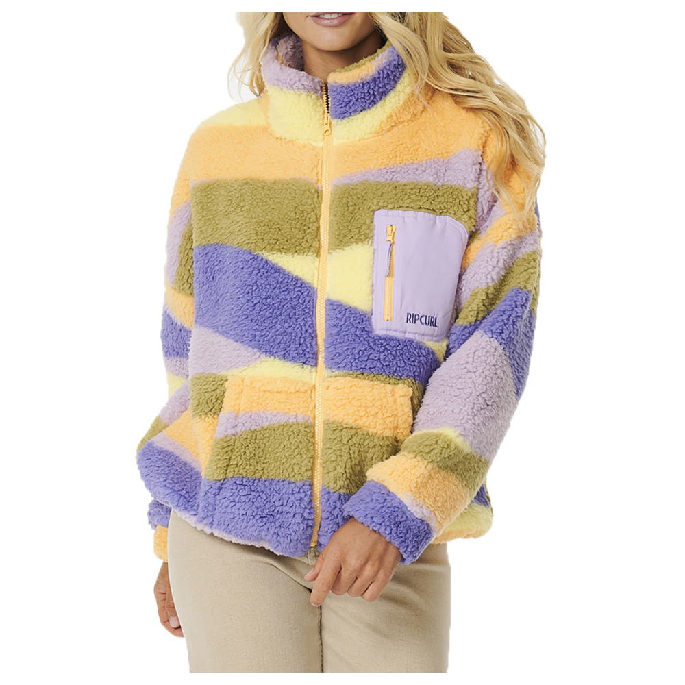 RIP CURL Women Fleecejacke Sunrise Wavy Polar  multicolor