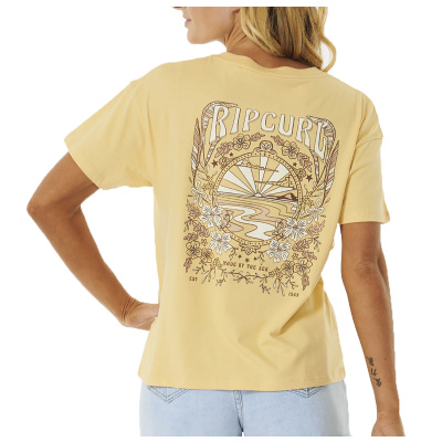 RIP CURL Women Shirt Riptide Relaxed  washed yellow