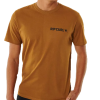 RIP CURL T-Shirt Brand Icon  gold