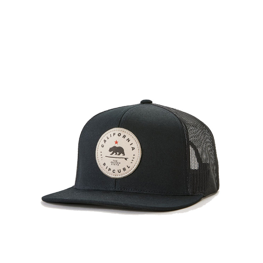 RIP CURL Snapback Trucker Cap Destinations  black/brown