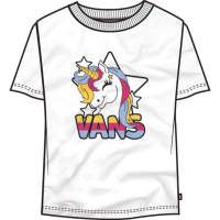 VANS Kids T-Shirt Unicorn Crew white