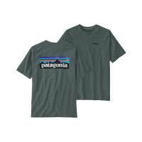 PATAGONIA T-Shirt P-6 Logo Responsibiliee nouveau green