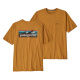 PATAGONIA T-Shirt P-6 Logo Responsibiliee dried mango