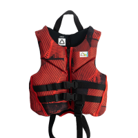 FOLLOW Kids Wakeboard Vest Pop Youth Iso sketch red