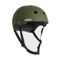 FOLLOW Wakeboard Helmet Safety First  olive