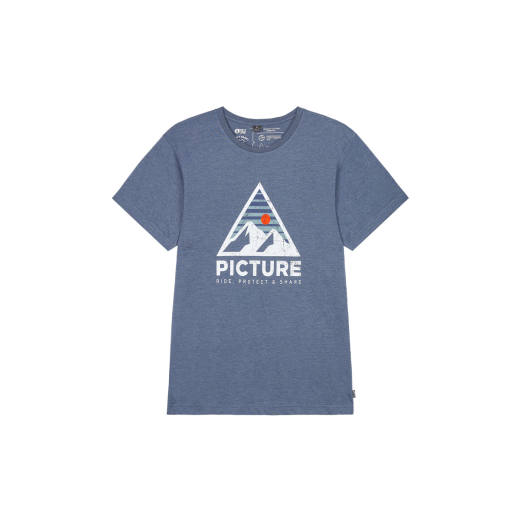 PICTURE T-Shirt Authentic Tee dark blue melange