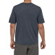 PATAGONIA Fkt. T-Shirt Cap Cool Daily Graphic line logo ridge stripe: smolder blue x-dye