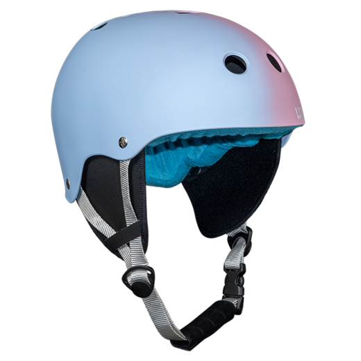 LIQUID FORCE Wakeboard Helm Helmet Flash Ce W/Earflaps blue_rose