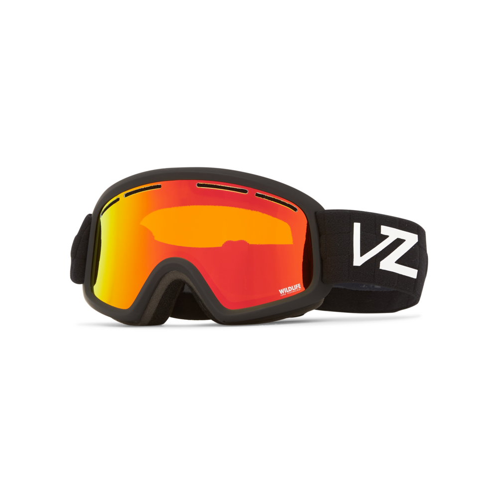 VON ZIPPER Kids Snow Goggle Trike black satin/wild fire chrome