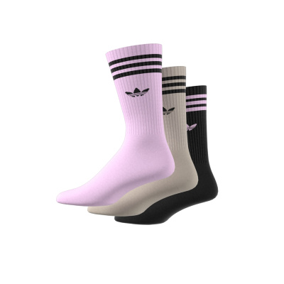 ADIDAS Socken Solid Crew black/wonbei/orcfus 3er pack