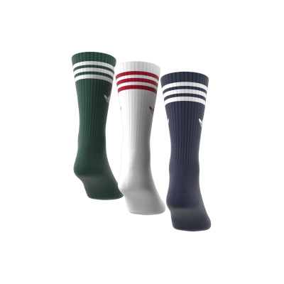 ADIDAS Socken 3er Pack Solid Crew nindig/white/cgreen