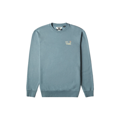 VISSLA Fleece Cruize-In Crew blue slate