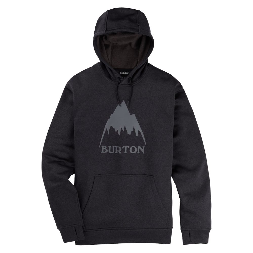 BURTON Riding Hoodie Oak true black heather