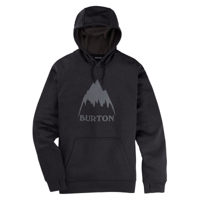 BURTON Riding Hoodie Oak true black heather