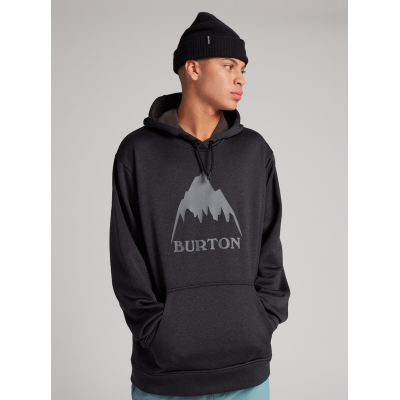 BURTON Riding Hoodie Oak true black heather
