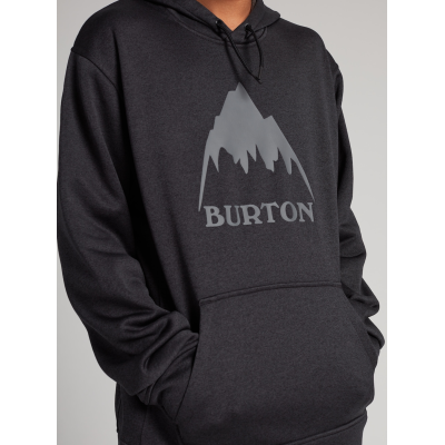 BURTON Riding Hoodie Oak true black heather
