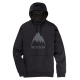 BURTON Riding Hoodie Oak true black heather