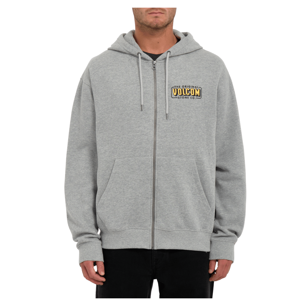 VOLCOM Zip Hoodie Watanite Zip heather grey