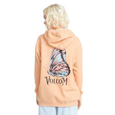 VOLCOM Women Hoodie Truly Stoked Bf clay