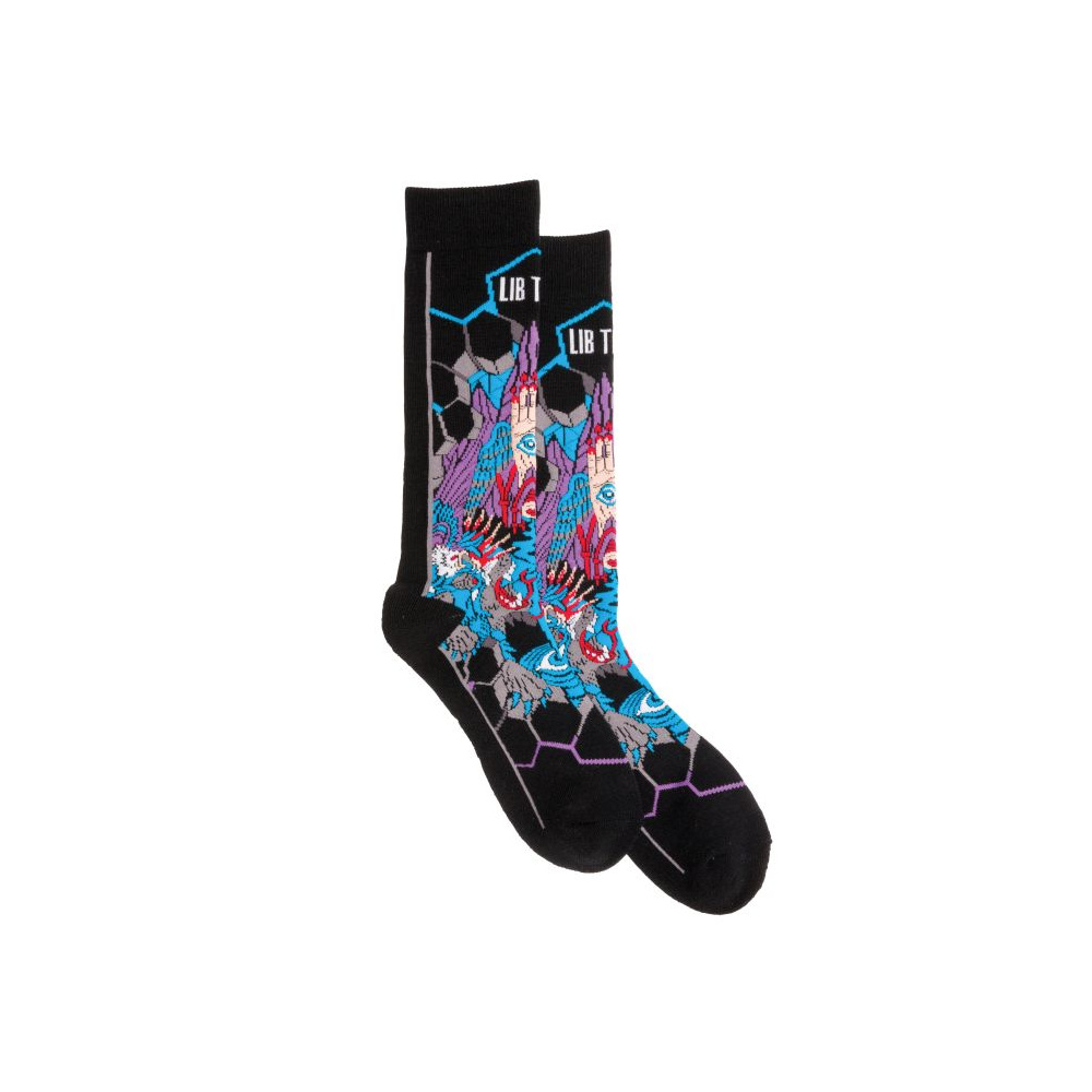 LIB TECH Socks Terrain Wrecker Riding Sock black