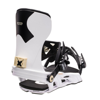BENT METAL Women Snowboard Bindung Stylist white