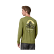 PATAGONIA Longsleeve Cap Cool Daily Graphic Shirt chouinard crest: buckhorn green x-dye