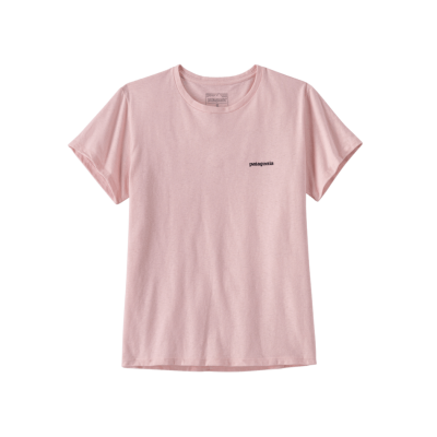 PATAGONIA Women Shirt P-6 Logo Responsibili-Tee p-6 outline: whisker pink