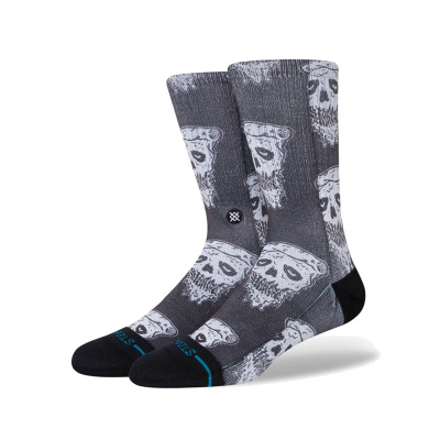 STANCE Sock Pizza Face whiteblack