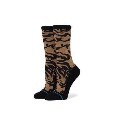 STANCE Women Sock Animalistic Crew blackbrown