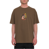 VOLCOM T-Shirt Arthur Longo 1 dark earth