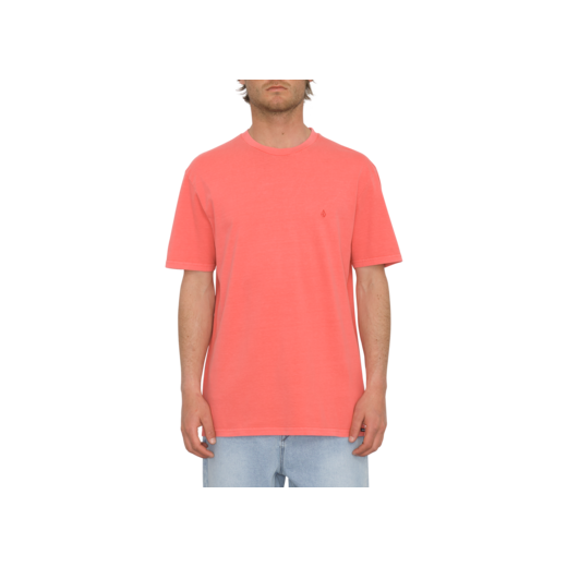 VOLCOM T-Shirt Solid Stone washed ruby