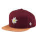 BAVARIAN CAPS Kids Snapback "Edelweiss" Frühlingsrot