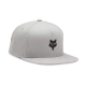 FOX Cap head slt grey