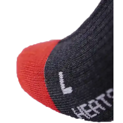 LENZ Heizsocken 5.1 Toe Cap anthrazit/rot