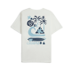 CARIUMA T-Shirt Palm Tree off white