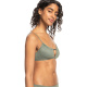 ROXY Bikini Top Shiny Wave agave green