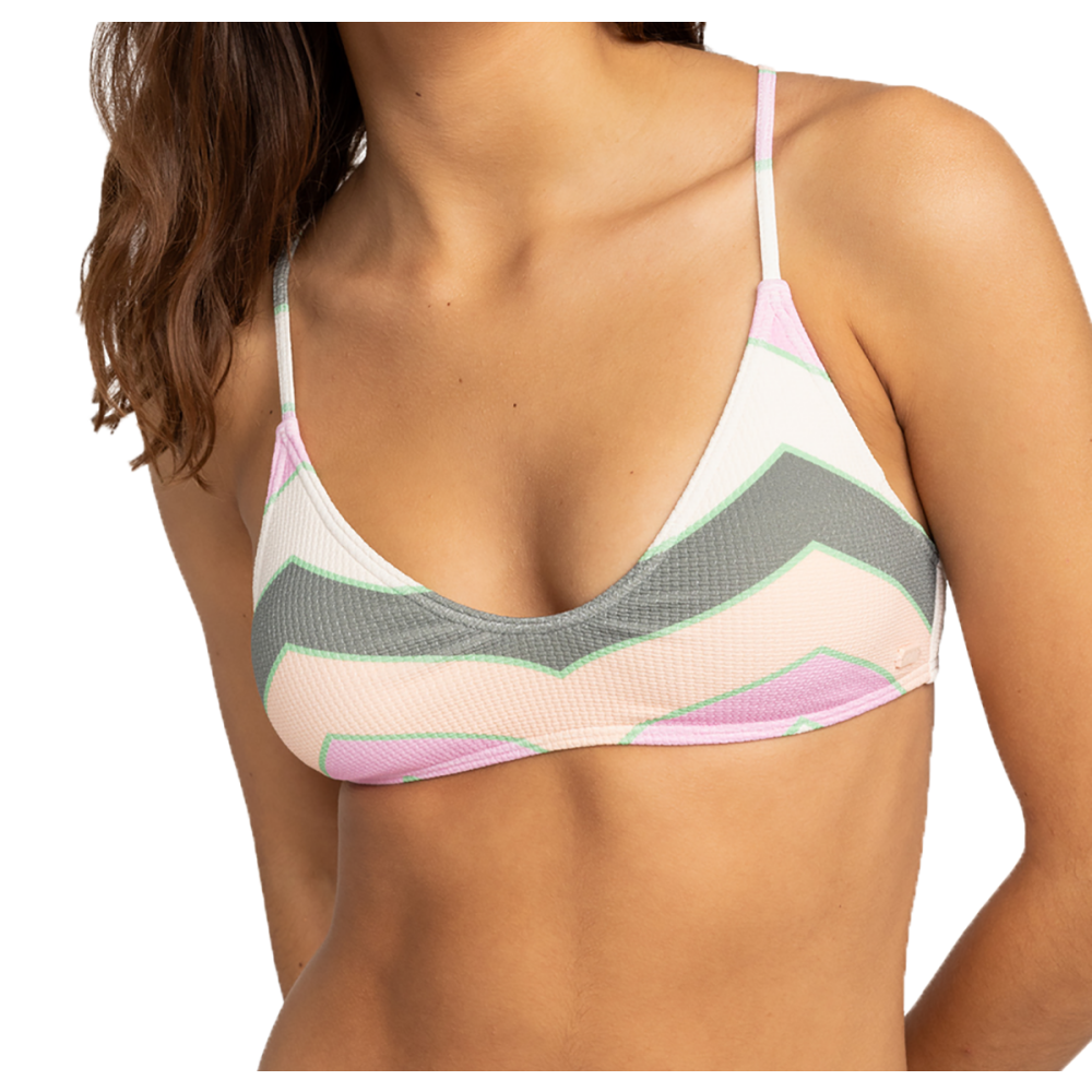 ROXY Bikini Top Vista Stripe agave green very vis