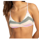 ROXY Bikini Top Vista Stripe agave green very vis