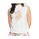 ROXY Women Top Wave Swell snow white