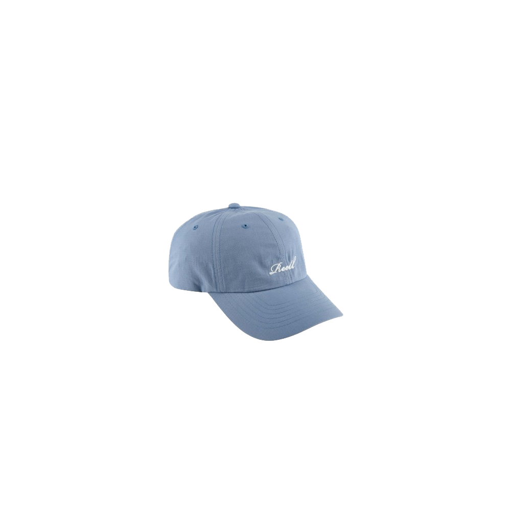 REELL Snapback Cap Single Script fog blue mini ripstop
