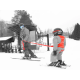 MDXONE Ski/Snowboard Sicherheitsleine für Kinder Static rot