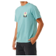 RIP CURL T-Shirt Surf Revivial Peaking dusty blue
