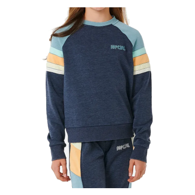 RIP CURL Kids Crew Surf Revival Raglan dark navy