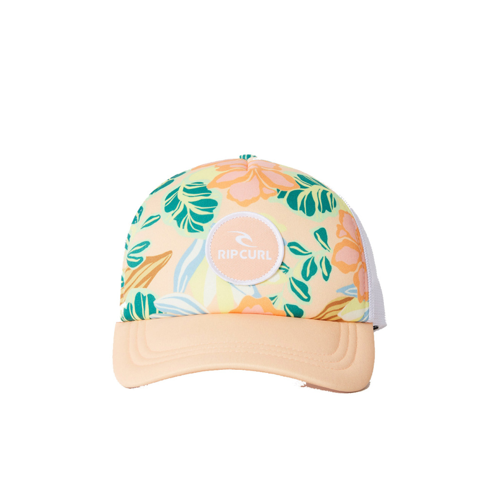 RIP CURL Women Snapback Trucker Cap Follow The Sun light orange