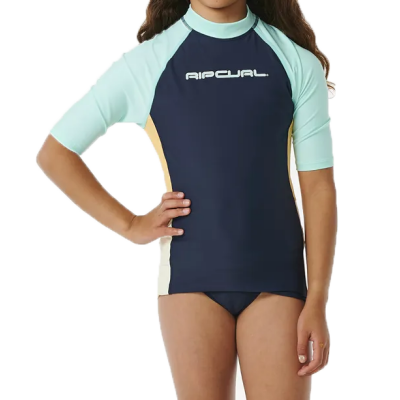 RIP CURL Kids UV Shirt Lycra Block Party navy