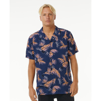 RIP CURL Button Down Surf Revival Floral washed navy