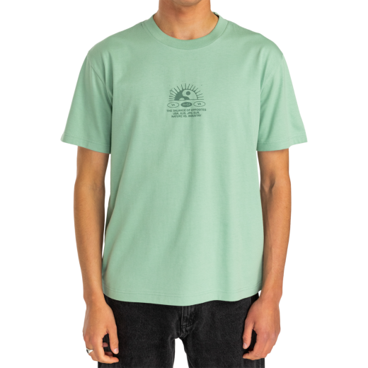 RVCA T-Shirt Balance Rise green haze
