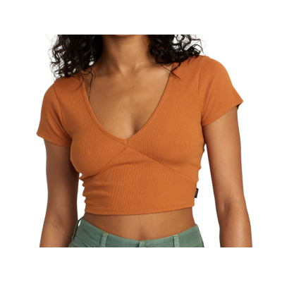 RVCA Women Top Smitten terracotta