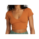 RVCA Women Top Smitten terracotta